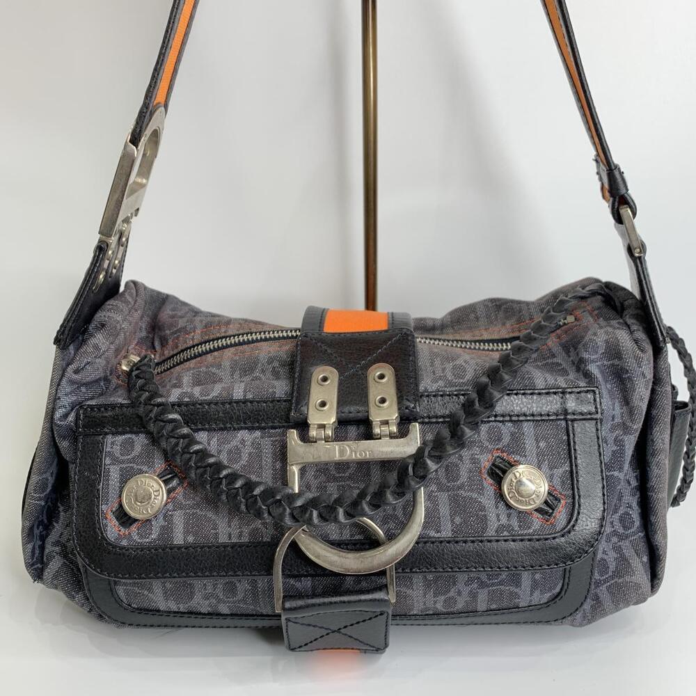 Christian Dior bag messenger denim Trotter shoulder
